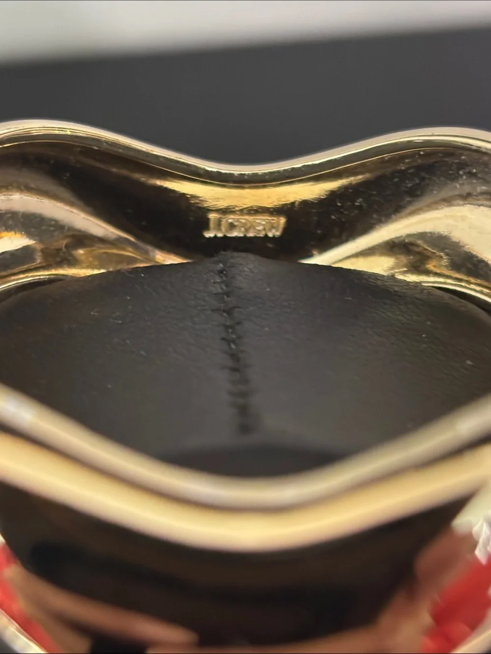 J. Crew Gold Wavy Sculpted Bangle Clamper Bracelet - Women's Jewelry